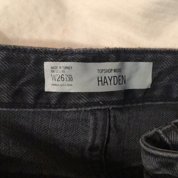 Topshop MOTO Wash Ripped Hayden Jeans - Picture 4 of 4